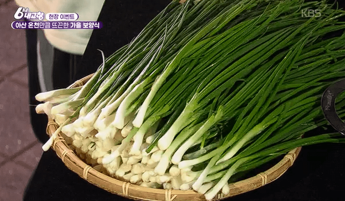 도고쪽파를 사용한 파전과 묵무침 &amp;#39;외암파전상전&amp;#39;