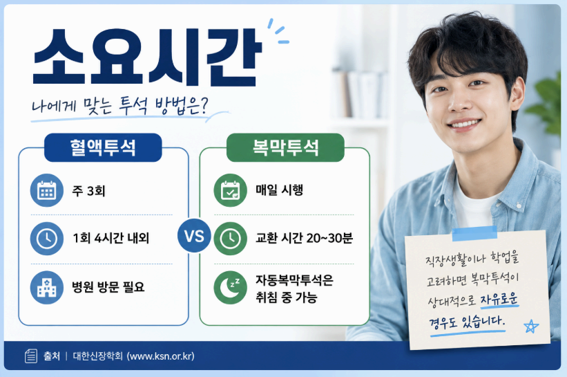 투석 소요시간 이미지사진