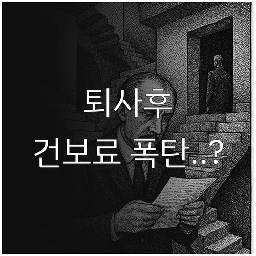 퇴사 시 건강보험료 정산 이유와 분할..