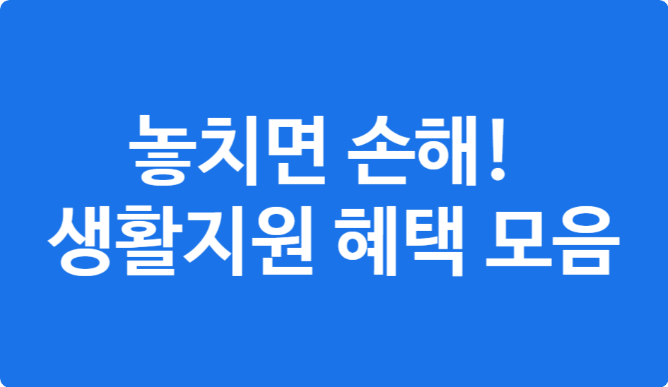 2025 정부지원금 한눈에 보기 – 놓치면 손해 보는 생활밀착형 지원정책 총정리