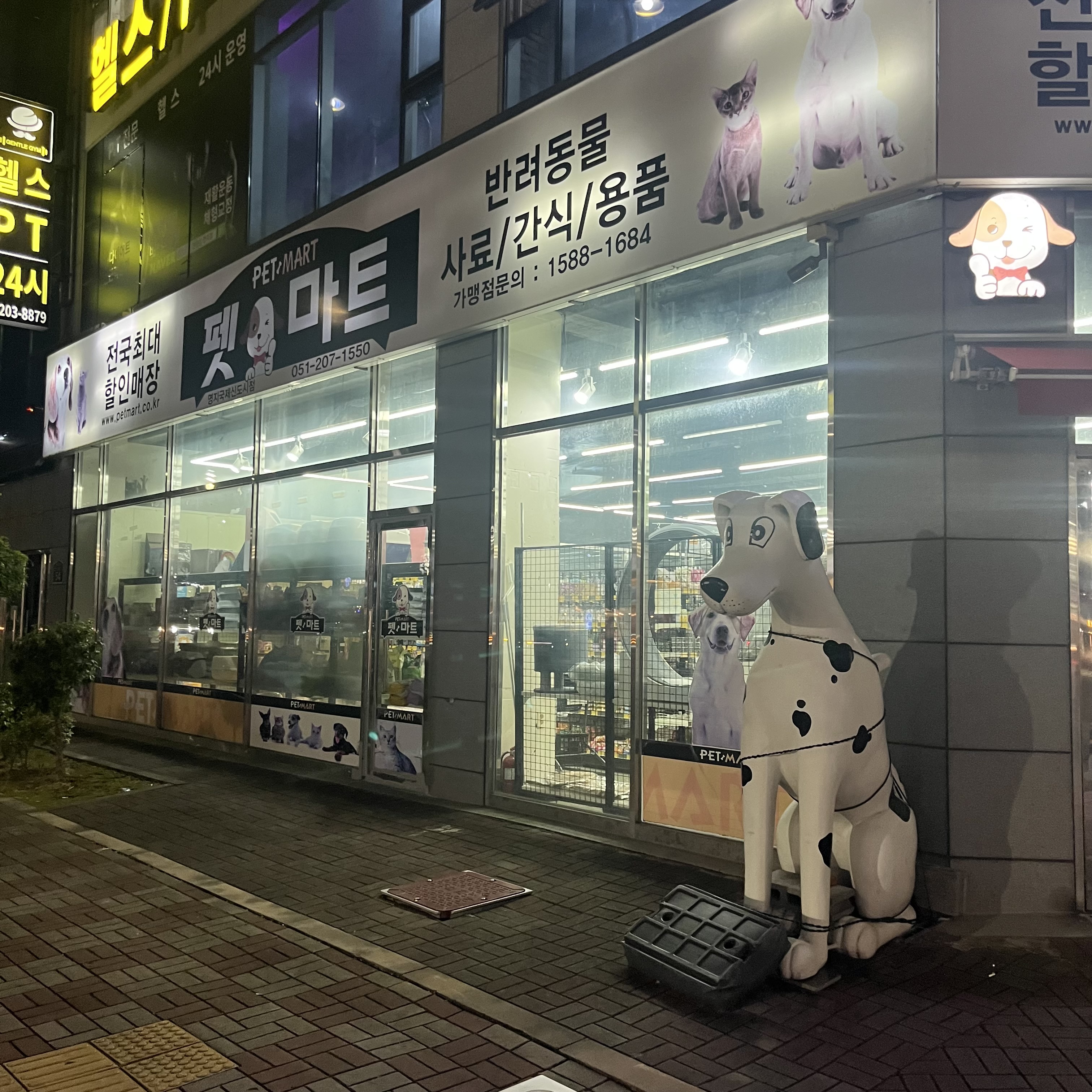 펫마트 달마시안 마스코트