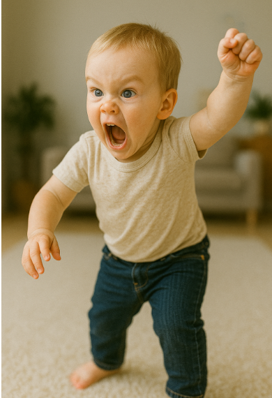 충동적인 아기 사진