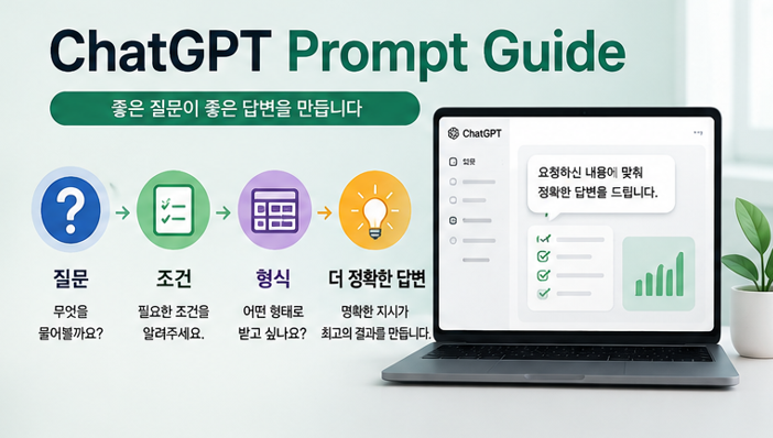 ChatGPT 프롬프트 작성법|원하는 답변을 정확하게 받는 질문 방법