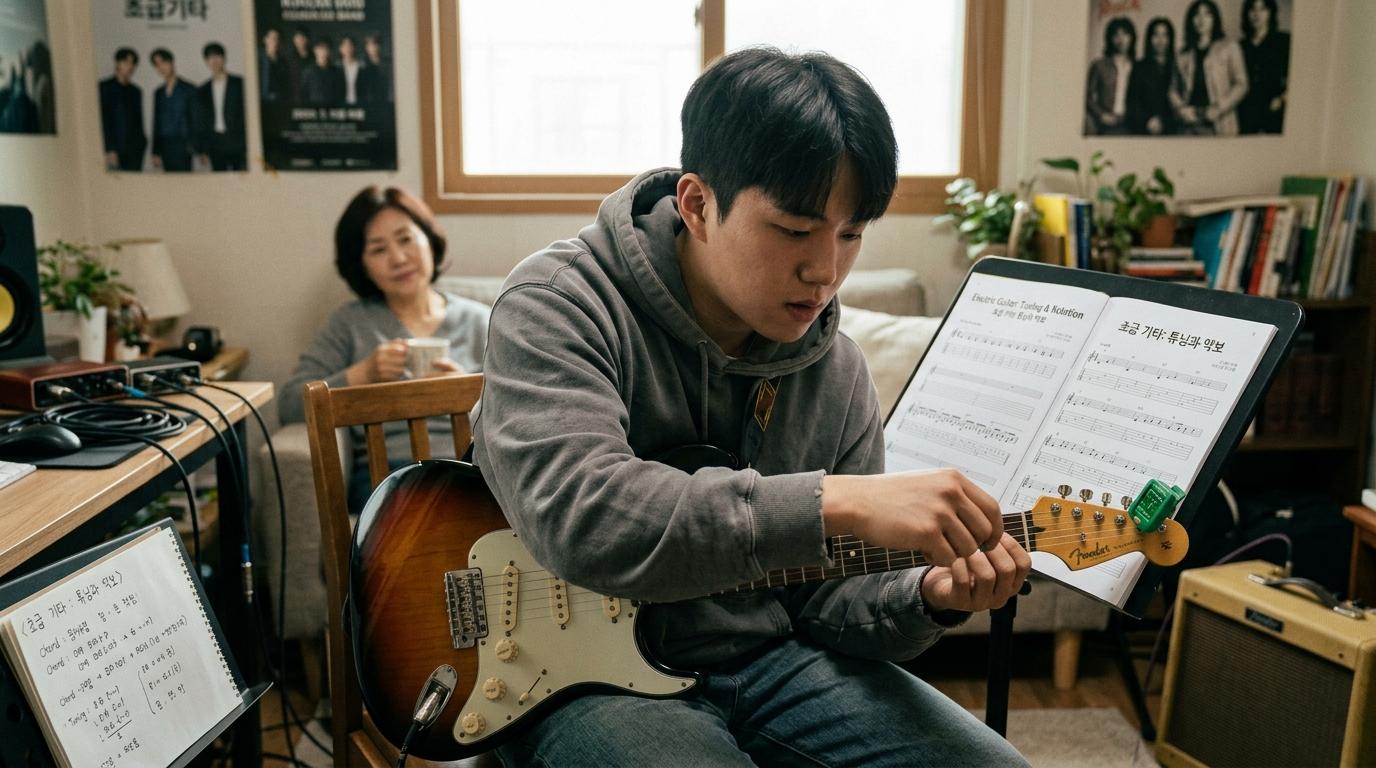 전기기타의 조율과 기보법