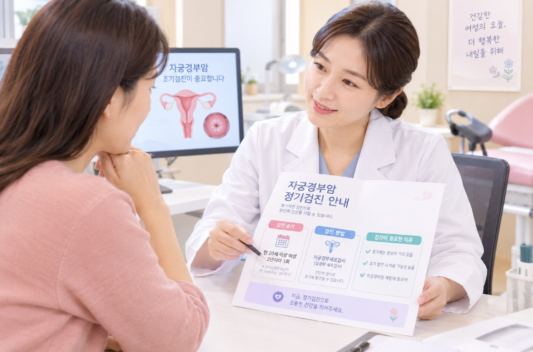 자궁경부암 증상과 정기검진 확인