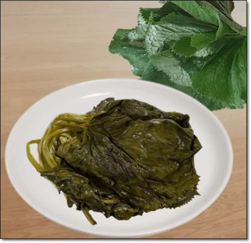 곰취와 곰취장아찌