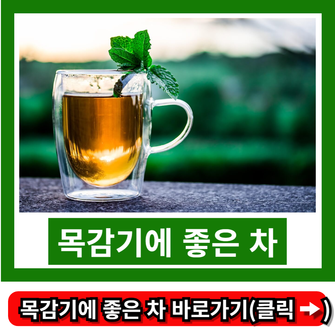 목감기에 좋은 차