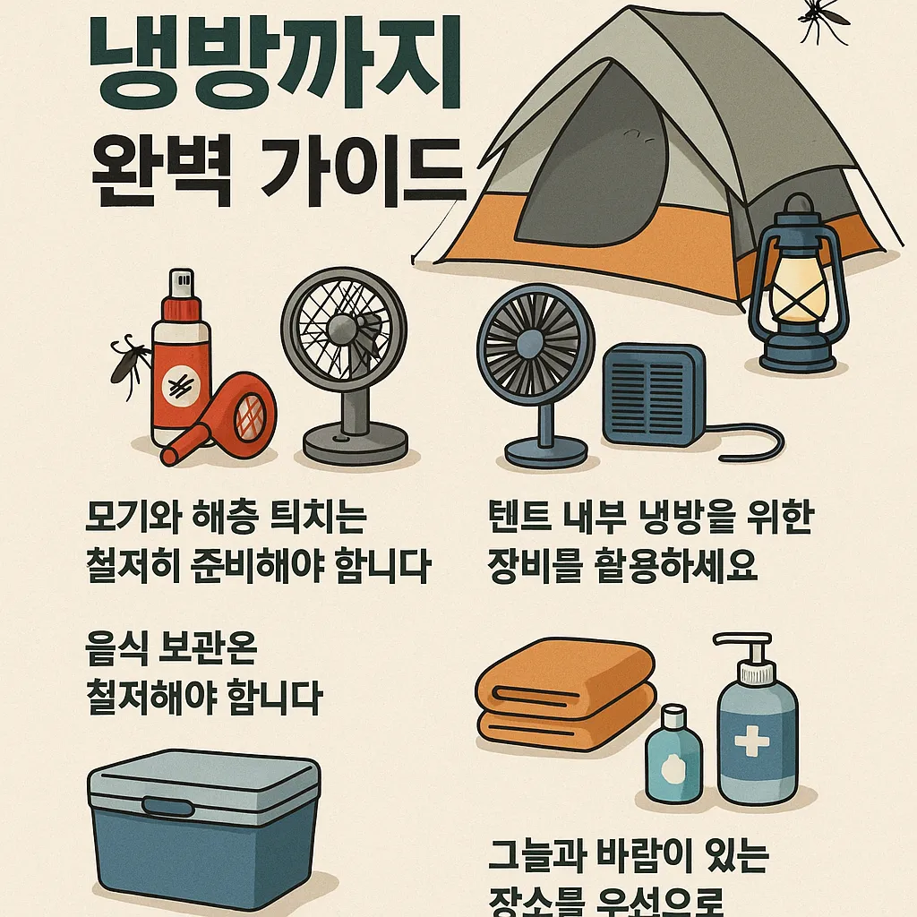 캠핌 준비물 가이드 사진