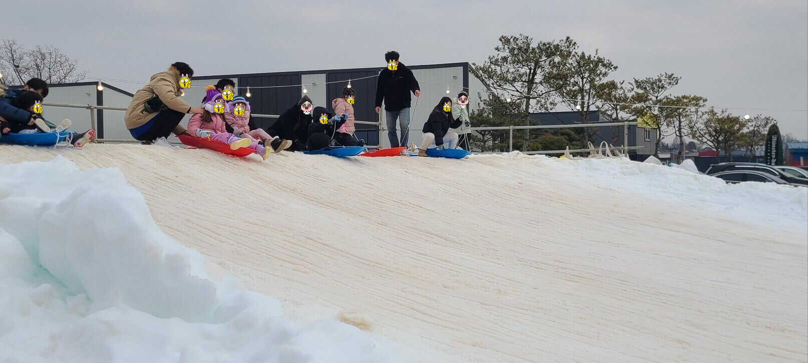 눈썰매 카페 파주 뮌스터담