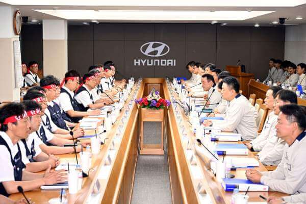 현대차노조 파업가결