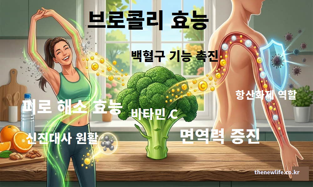 브로콜리 효능 면역력 증진 피로 해소