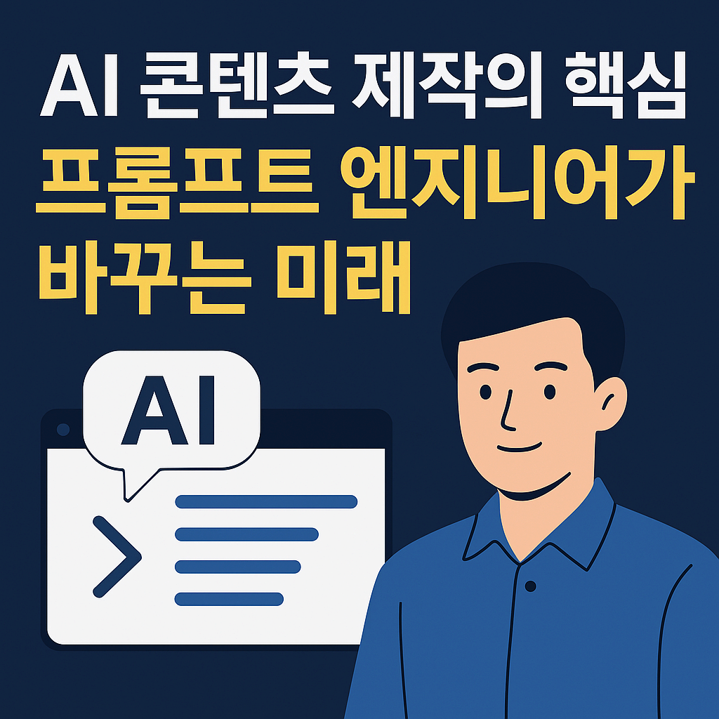 AI 콘텐츠 제작의 핵심! 프롬프트 엔지니어가 만드는 미래
