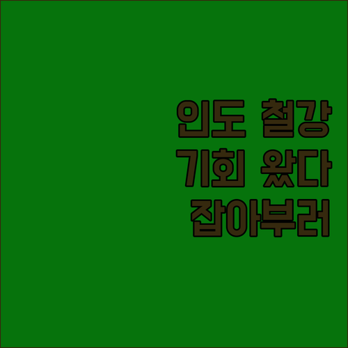 워매, 인도 철강 시장에 우리 기술 ..