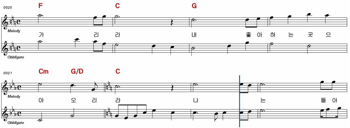 양하영(양희은) 가난한 마음 악보