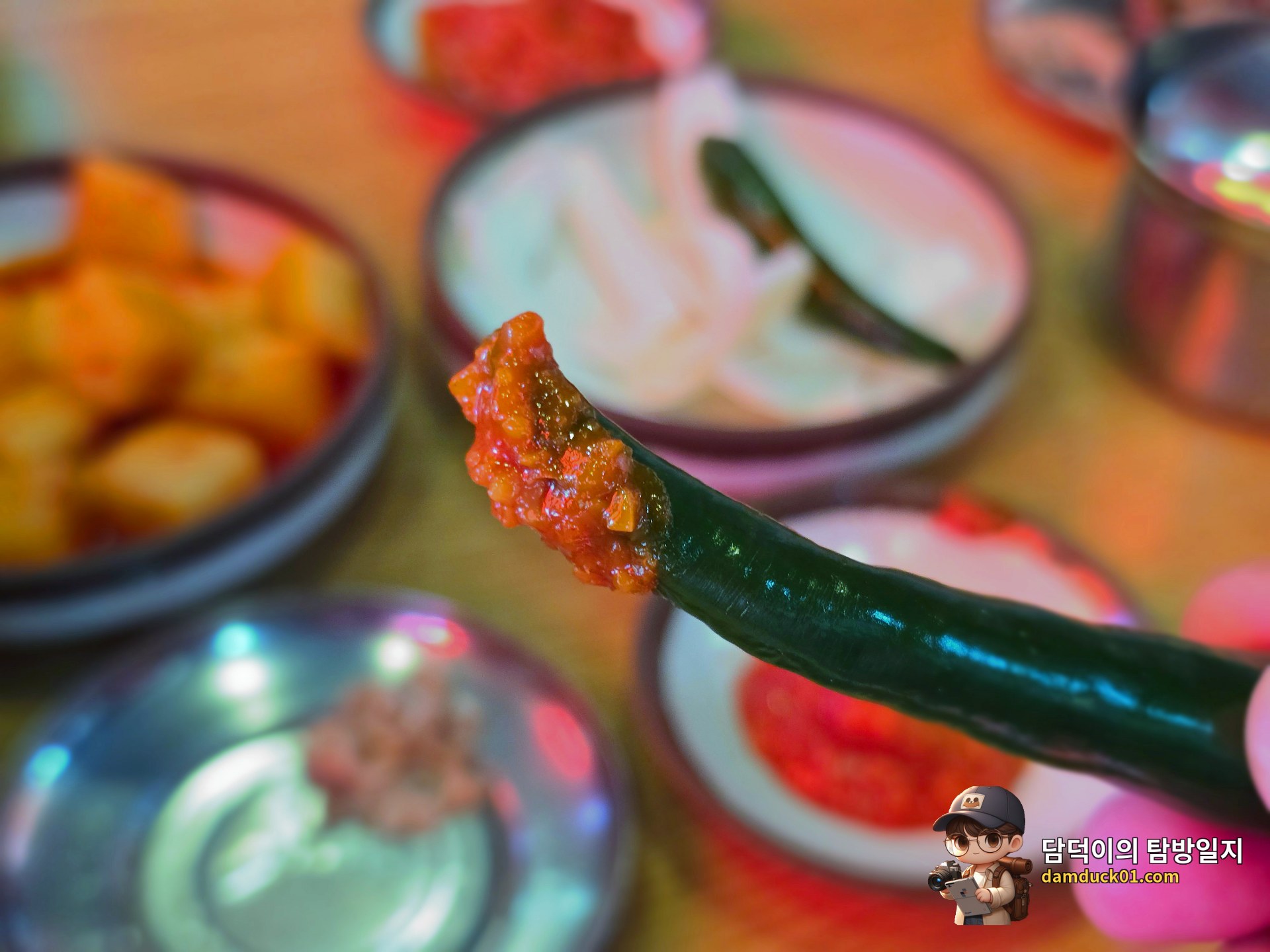 순대국 섞어서