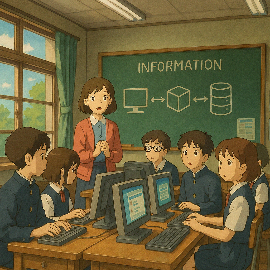 중등 정보 학습 관련 사진