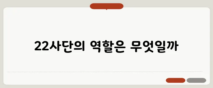 22사단 위치와 주요 임무 알아보기