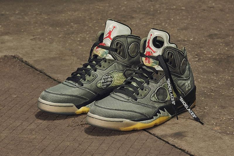 나이키 에어조던5 오프화이트