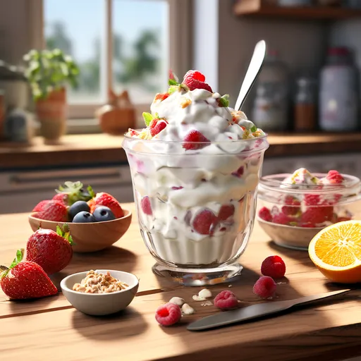 상큼한 요거트 아이스크림 집에서 쉽게 만드는 방법