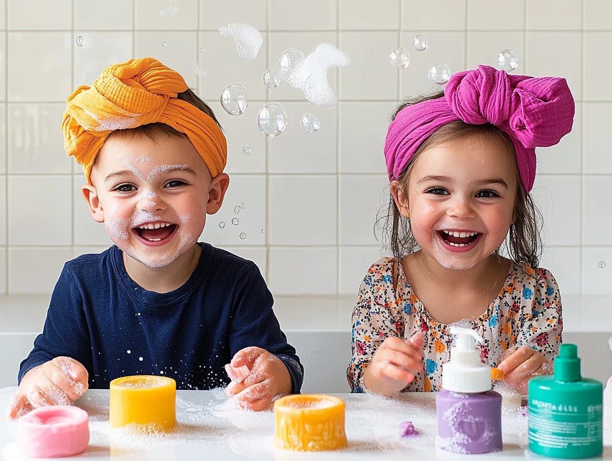 어린이를 위한 두피 마사지