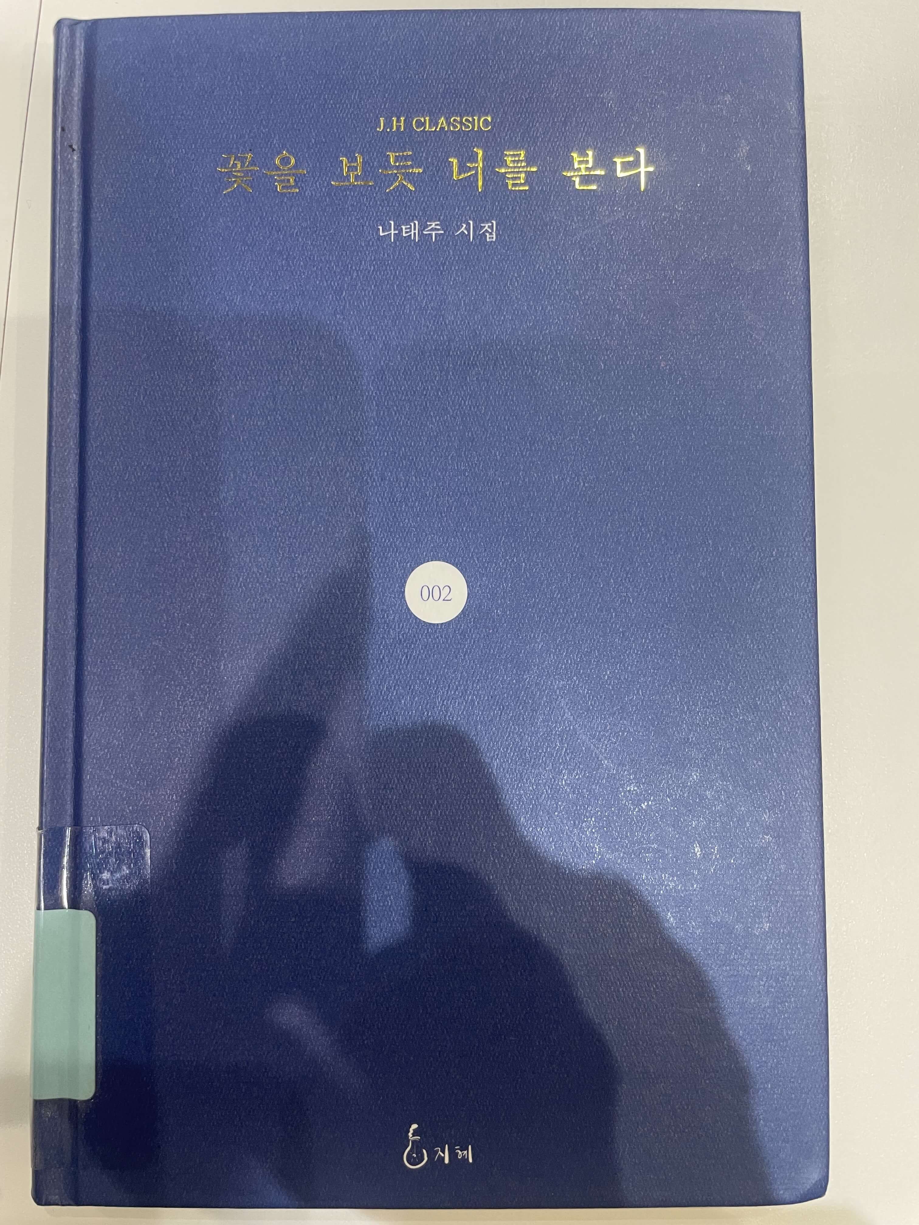나태주의 꽃을 보듯 너를 본다