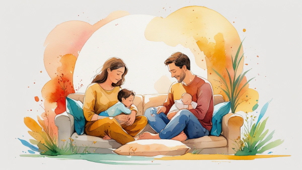 ENFP 부모가 세워야 할 경계는, 감정을 끊는 선이 아닙니다. 감정 속에서 나 자신을 지키고, 아이와의 관계를 안정되게 유지하기 위한 울타리입니다에 관한 그림