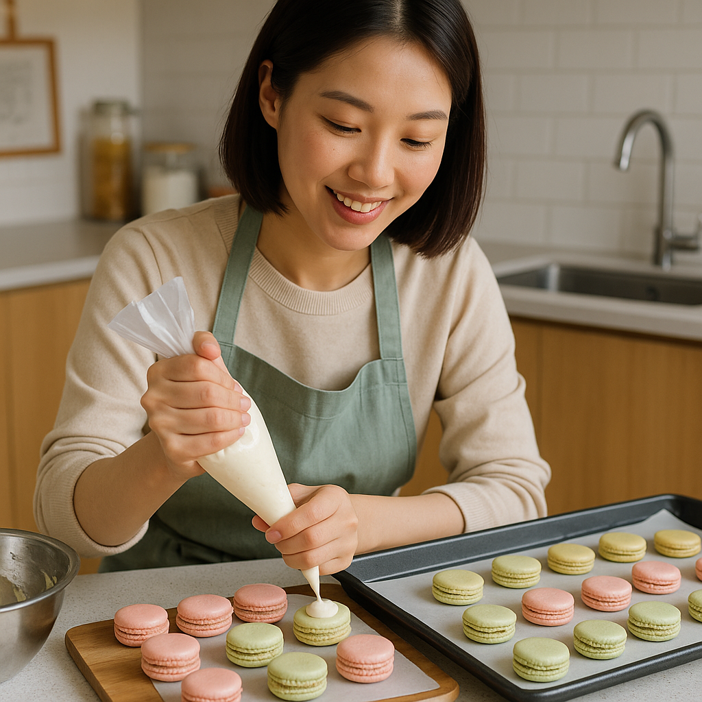 마카롱 만들기 레시피, 겉바속촉 완성 비법! 실패 없는 홈베이킹 팁까지