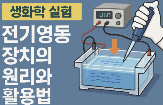 생화학 실험을 위한 전기영동 장치의 원리와 활용법