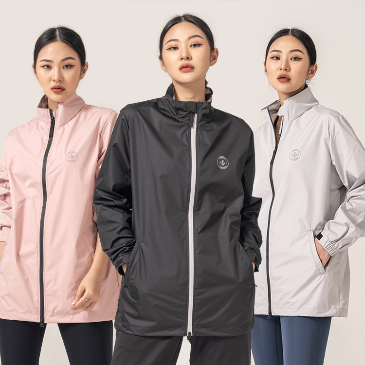 얼티밋기어 다이어트 땀복 힙커버 롱 자켓 바람막이 트레이닝복 오버핏