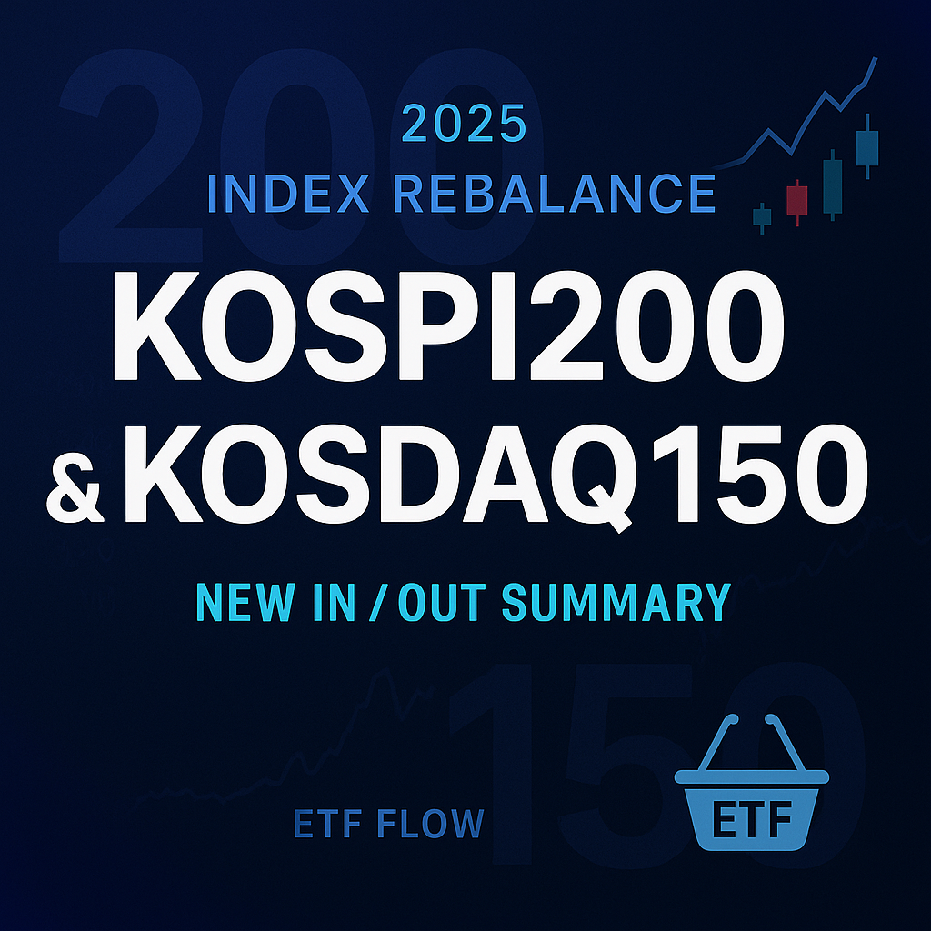 KOSPI200 &middot; KOSDAQ150 Major Rebalance Full Summary of Newly Added and Removed Stocks