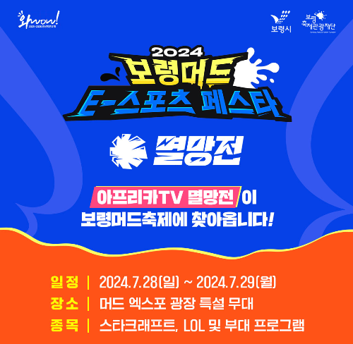 2024 보령 머드 E- 스포츠 페스티벌
