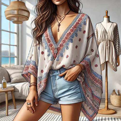 카프탄 블라우스 (Kaftan Blouse)