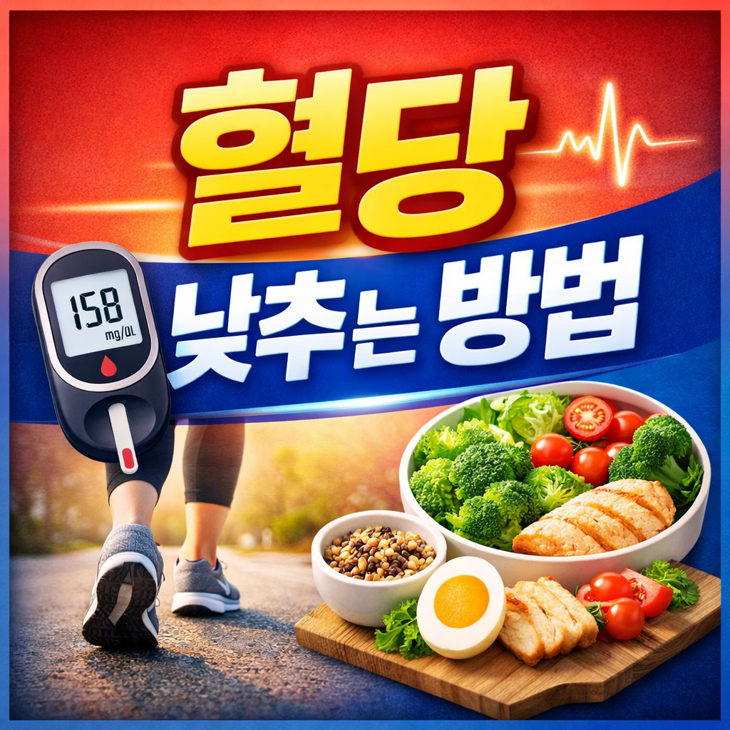 혈당 낮추는 방법