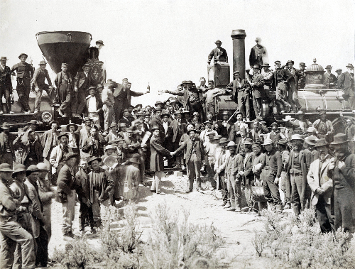 The First Transcontinental Railroad in the United States