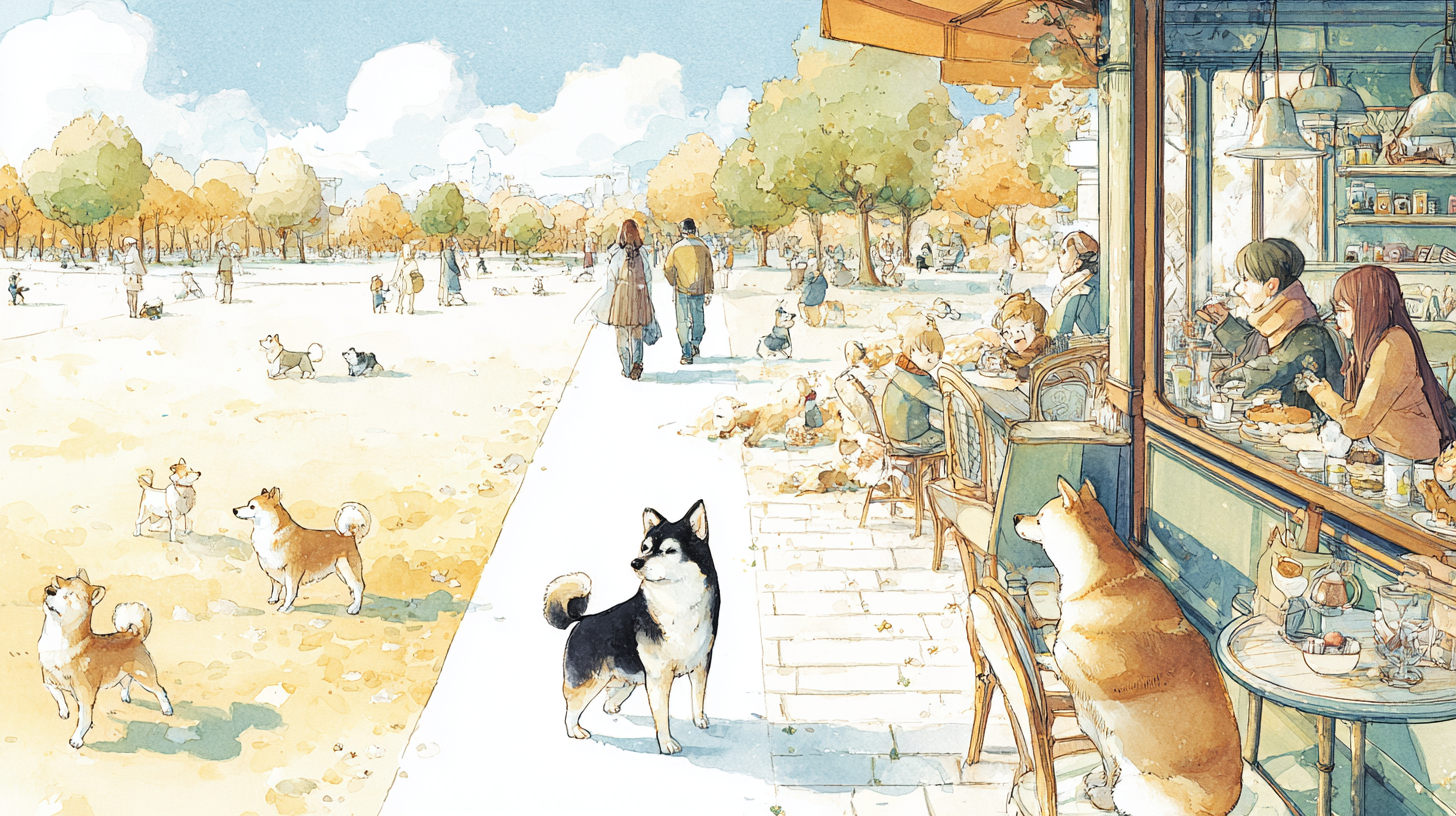 진도개와 시바견 차이