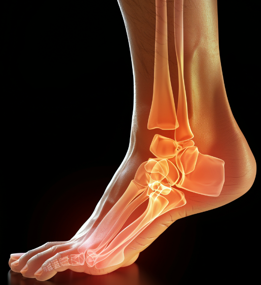 발목 접질렀을때