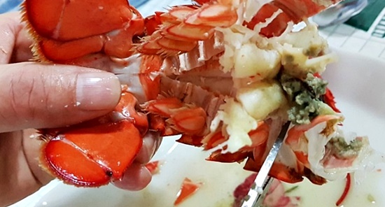 홈쇼핑에서 주문한 자이언트킹 랍스타