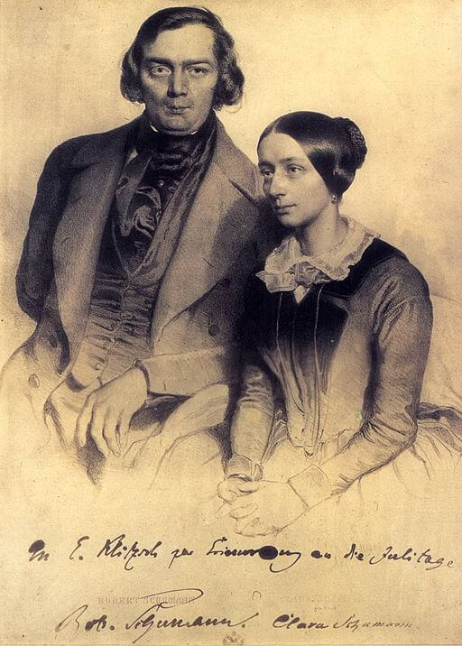 Robert and Clara Schumann (Eduard Kaiser, 1847) - Wikimedia Commons