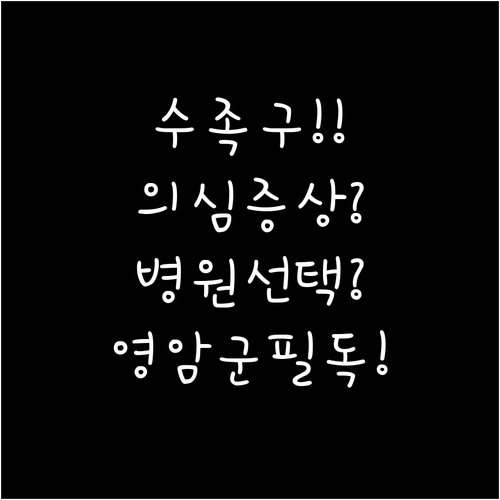 수족구 의심 증상부터 병원 선택까지 ..