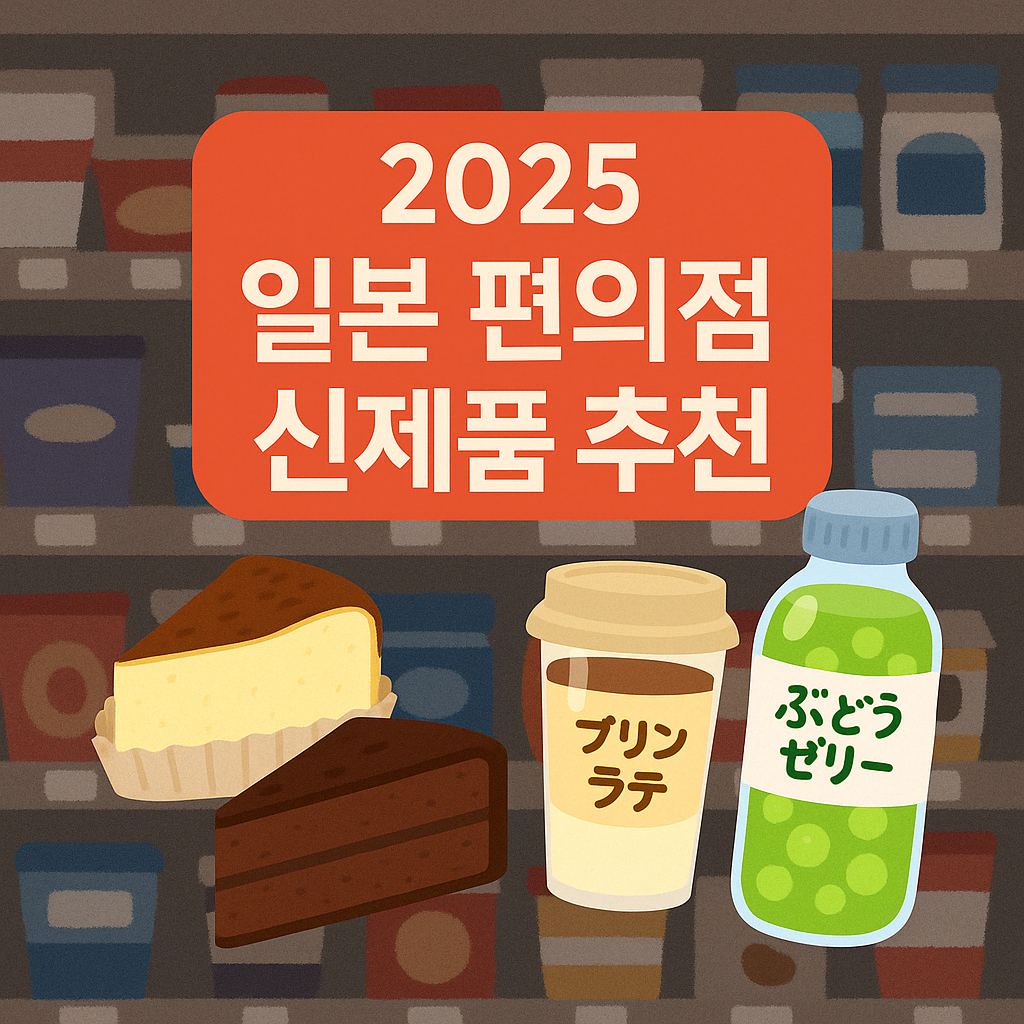 2025년 일본 편의점 신제품 추천