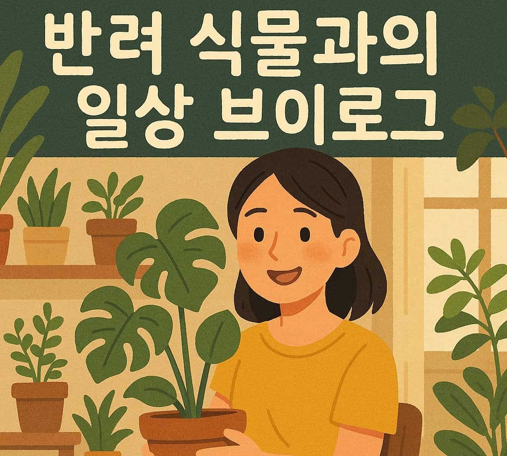 반려 식물과의 일상 브이로그