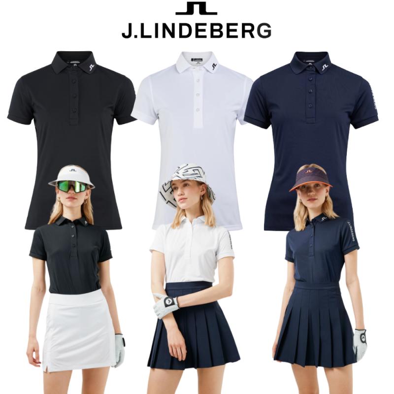 제이린드버그 골프 여성 골프웨어 투어테크 폴로 티셔츠 반팔티