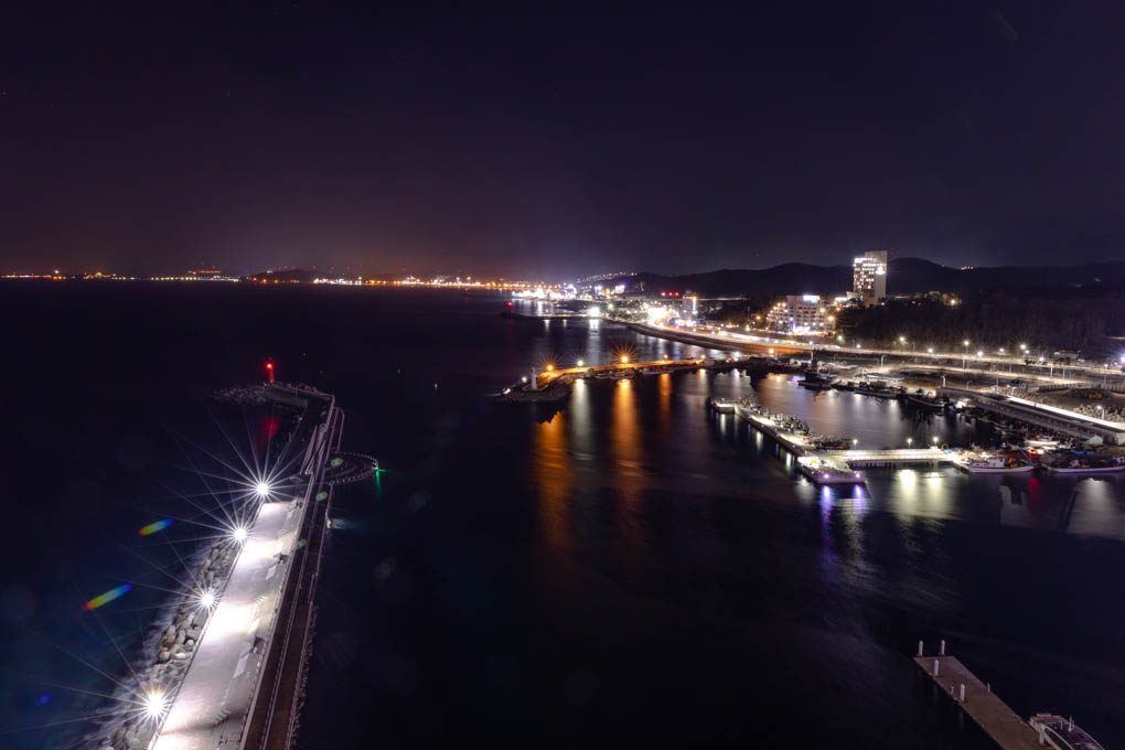 속초 라마다 호텔 야경