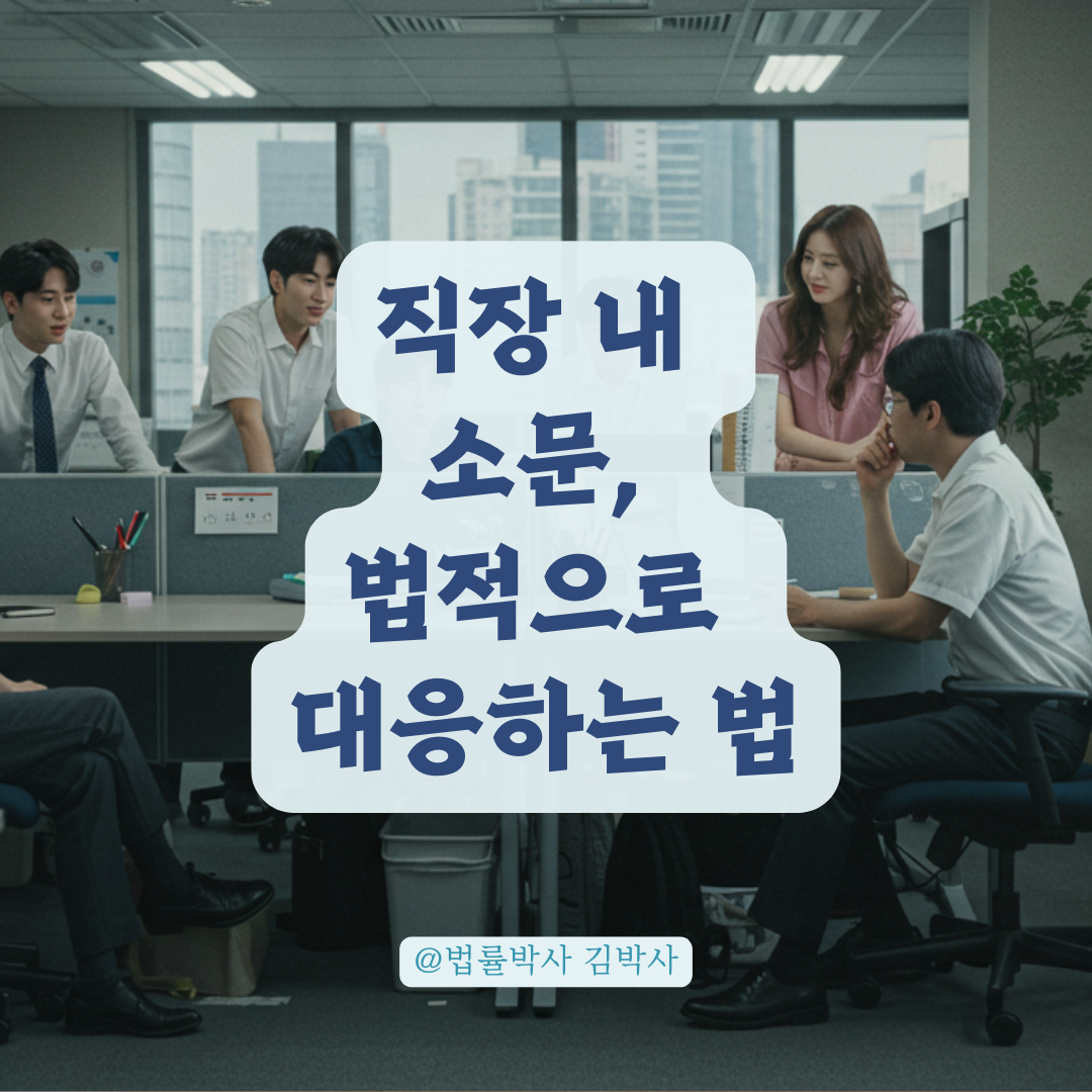 직장에서 없는 말 퍼뜨리며 이간질, 법적으로 명예훼손 될 수 있을까?