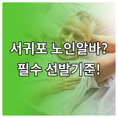 서귀포 지역 어르신 맞춤형 일자리 신..