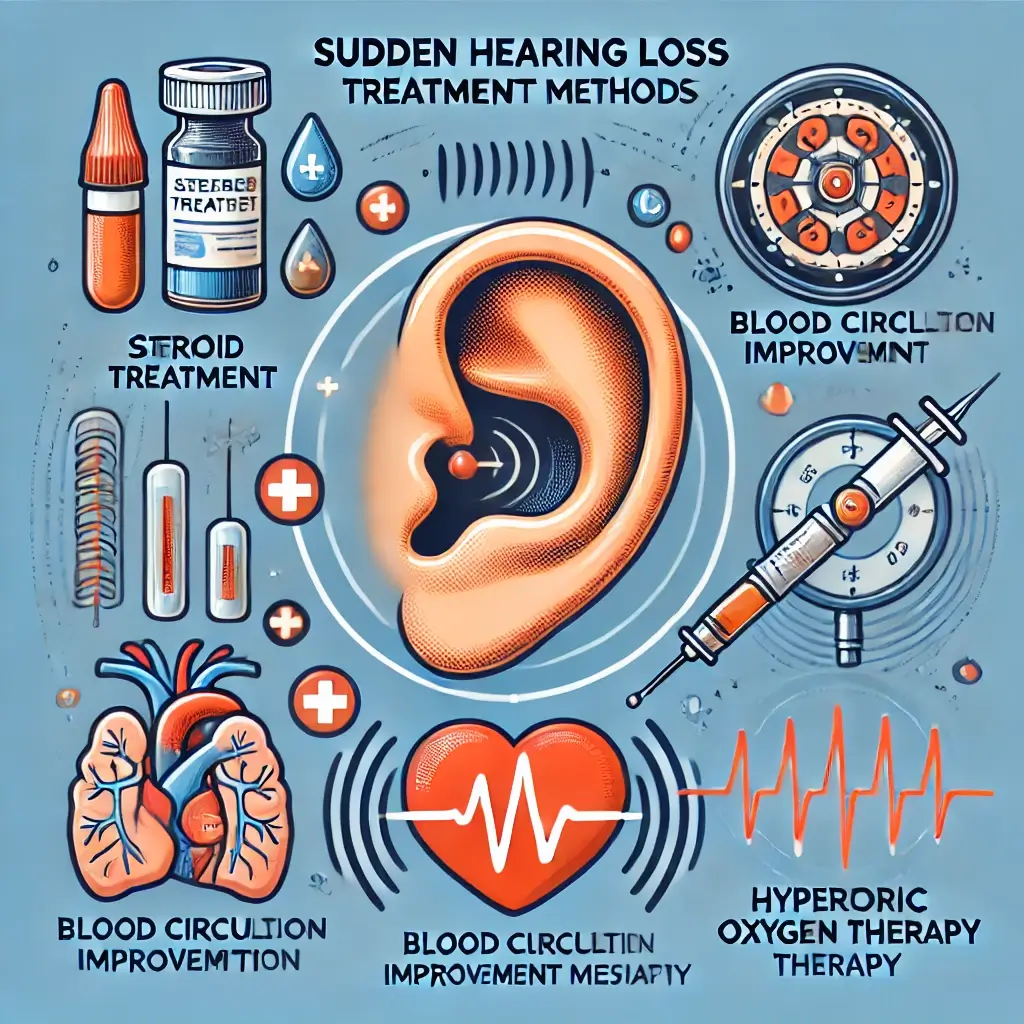 돌발성 난청 치료 방법