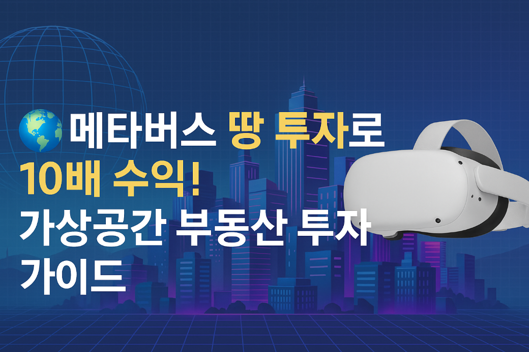 메타버스 땅 투자로 10배 수익