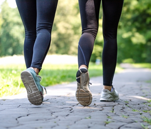 걷기, 요가, 필라테스