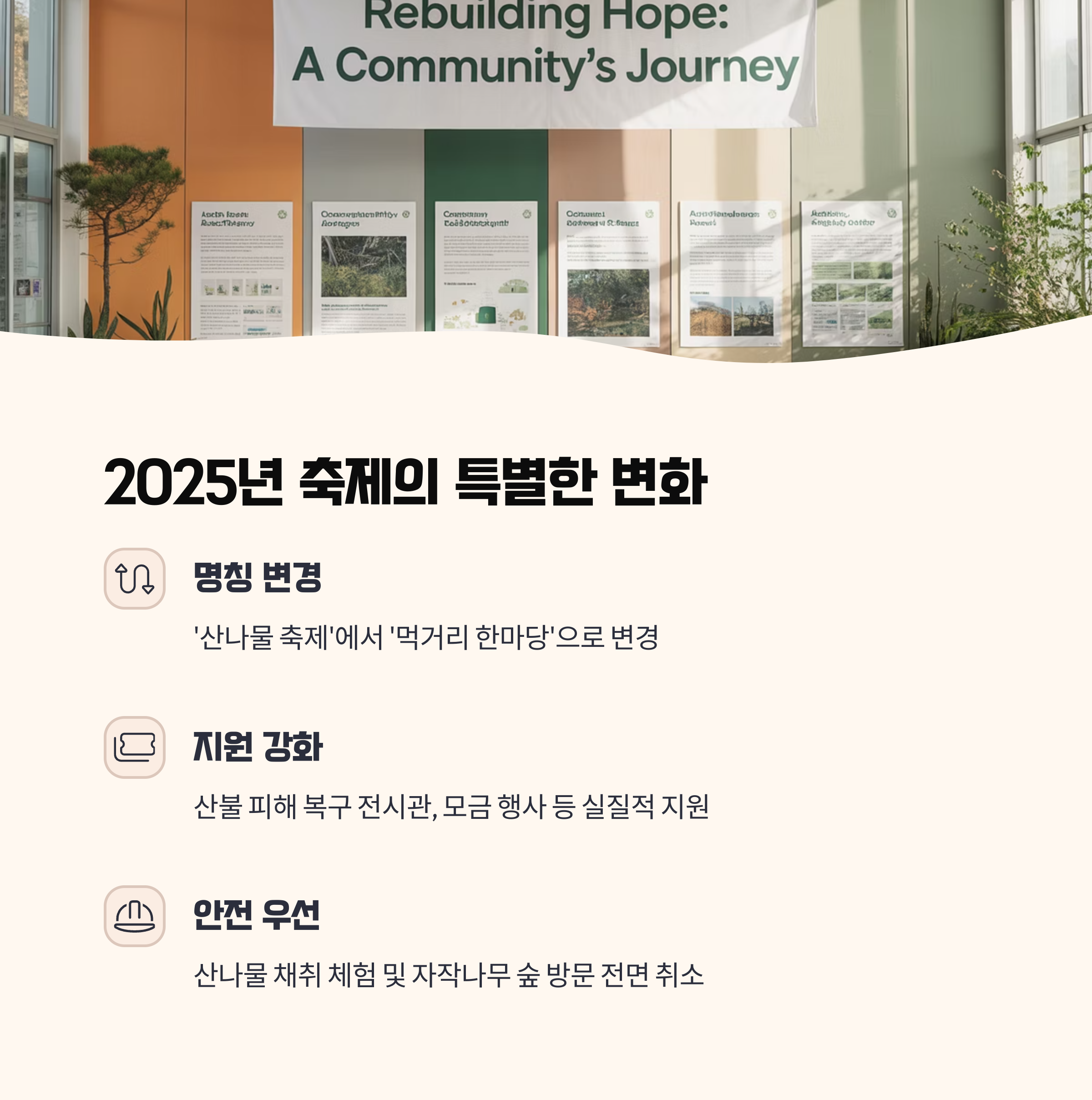 영양 산나물 축제의 변화와 특징