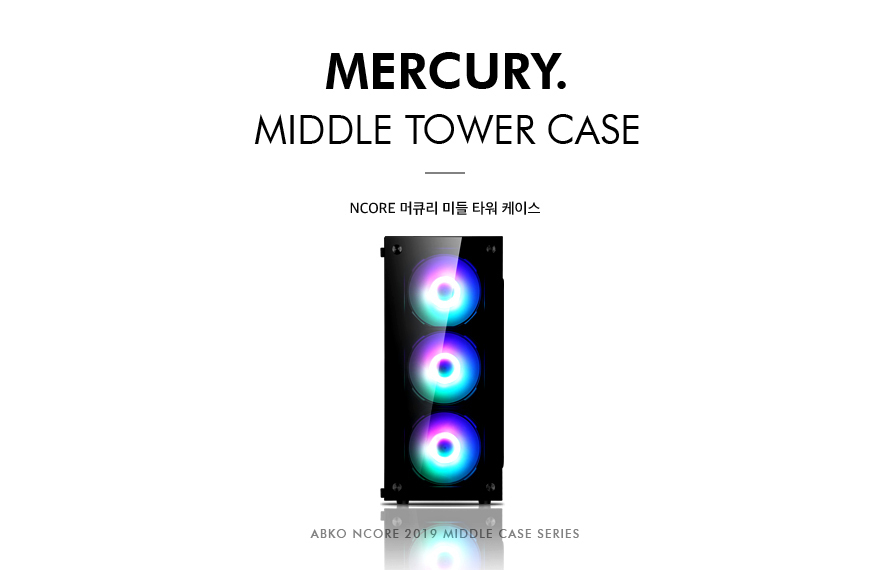 ABKO NCORE Mercury Tempered Glass Rainbow Lunar